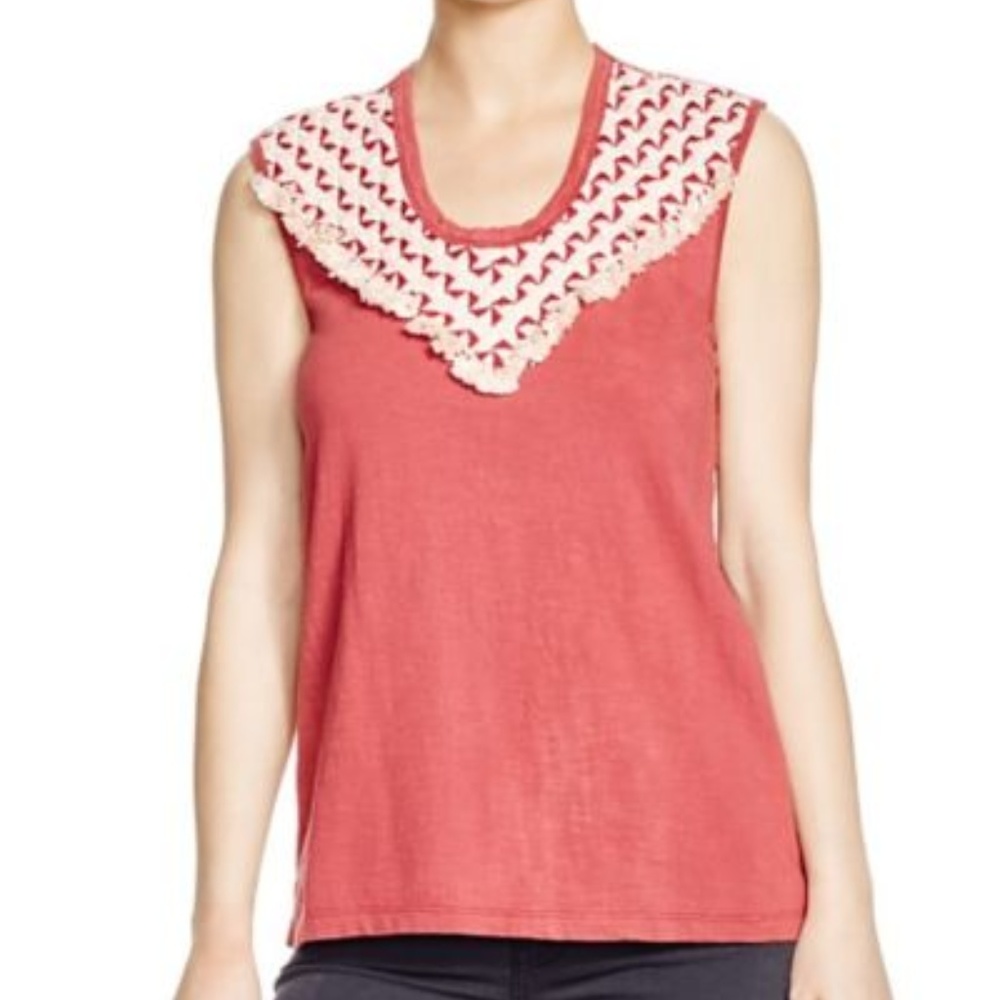Pepin Women's Joan Sleeveless Tee Burgundy
